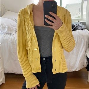 Calvin Klein Jeans - Hooded Cable Knit Cardigan